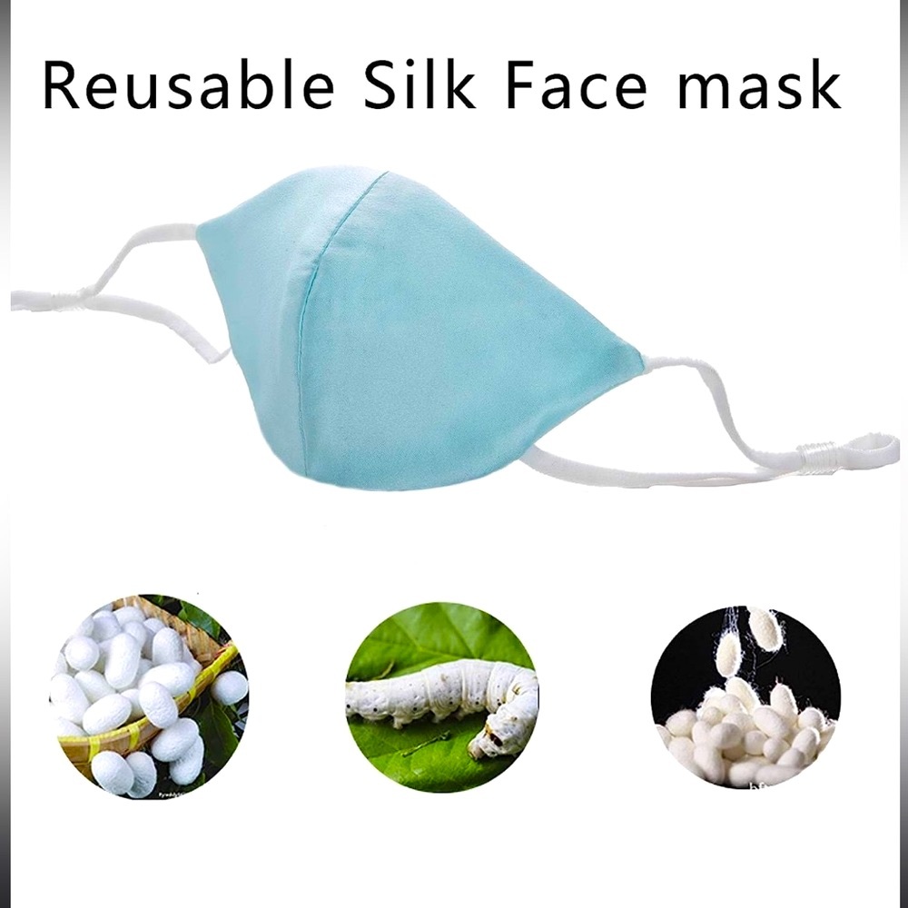 NMM Global Mulberry Silk Face Mask 3D Masks 4 Acne Prone & Sensitive Skin